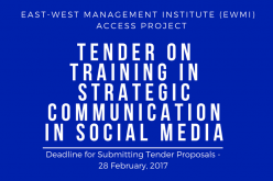 Tender on Training in Strategic Communication in Social Media