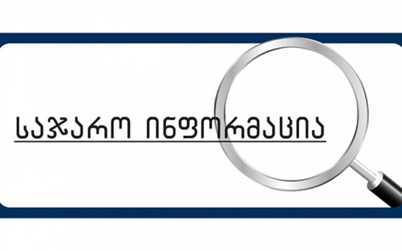 Access to Information in Georgia – 2018