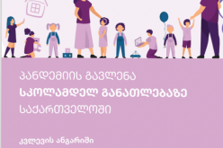 Impact of COVID-19 on Preschool and Early Education System in Georgia – Presentation on the Findings