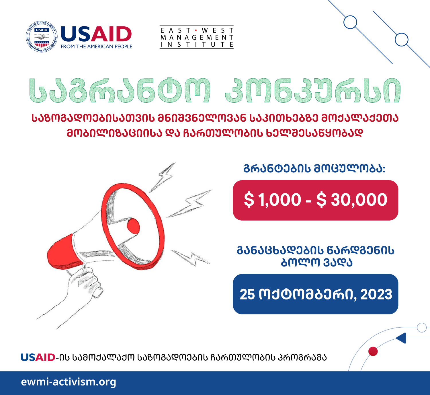 Innovation and Challenge Grants (ICG) Program USAID Civil Society